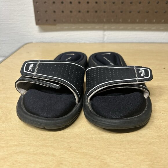Nike Comfort Slide Memory Foam Black Women’s 6 Flip Flop Sandals 360683-011 - Picture 2 of 9
